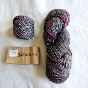 Madelinetosh Tosh Sock Yarn fingering 100% merino wool Black Velvet hand-dyed